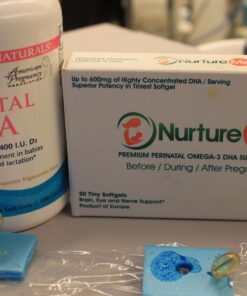 Nordic Naturals Prenatal DHA, Unflavored - 180 Soft Gels - 830 mg Omega-3 + 400 IU Vitamin D3 - Supports Brain Development in Babies During Pregnancy & Lactation - Non-GMO - 90 Servings 180 Count (Pack of 1) 25 71PjtZKiJpL 2