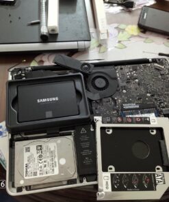 ZXUY Hard Drive SATA 2nd HDD Caddy Tray for Unibody 9.5mm Laptop CD/DVD-ROM Drive Slot (Replacement Only for SSD and HDD) 67 71Pl0fykDLL