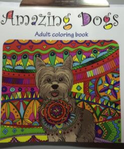 Amazing Dogs: Adult Coloring Book (Stress Relieving Creative Fun Drawings to Calm Down, Reduce Anxiety & Relax.) 45 71PlRayoUoL