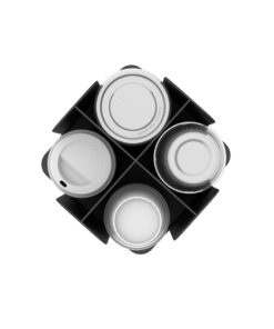 Mind Reader Lid Carousel, Countertop Org Coffee Bar, Beverage Cup Holder, Plastic, 7.75 x 12 x 7.75, Black 24 71PmzKLfjWL 1