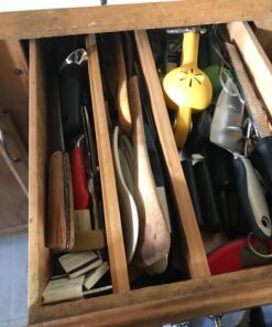 Large Kitchen Drawer Organizer - Expandable Bamboo Drawer Dividers (17.5" - 22") - Adjustable Separators for Kitchen, Clothes, Dresser, Bedroom, Bathroom, and Desk Drawers - 4 Pack (Natural) 45 71Pnd62MdL