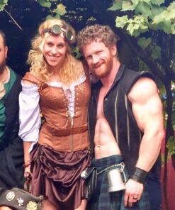 HZMAN Mens Genuine Leather Wide Triple Strap Cuff Wrap Gauntlet Wristband Buckle Fastening Arm Armor Cuff Black 15 71Pnu7hN8UL