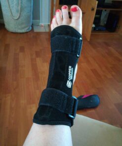 Copper Compression Plantar Fasciitis Night Splint - Drop Foot Orthopedic Brace and Dorsal Planter Fasciitis for Right or Left Foot. Night Splints Support Sleep, Recovery, Tendonitis, Arthritis 23 71Po0hKo2 L