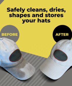 BallcapBuddy Cap Washer Hat Cleaner, Hat Washer for Baseball Caps in Washing Machine or Dishwasher- Made in USA White 31 71Po2gb3E9L