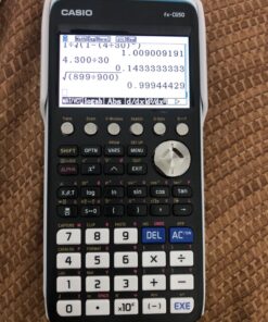 CASIO PRIZM FX-CG50 Color Graphing Calculator,Black & White,7.21"Wx10.32"Lx2.05"H 27 71PoTgblEgL 2