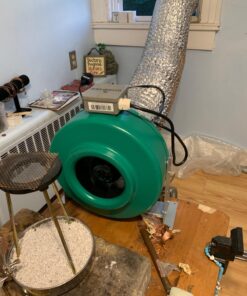 HYDROFARM ACDF8 Active Air Inline Fan, 8 Inch, Green 16 71PoelMmuDL