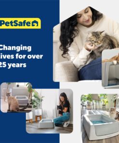 PetSafe Official ScoopFree Complete Reusable Tray - Includes 4.3 lb of Premium Blue Crystal Litter - Compatible with All ScoopFree Complete Automatic Self Cleaning Litter Box System 24 71Pq J3imqL