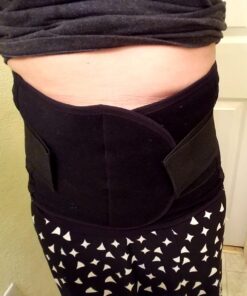 Waist Trimmer Belt-Postpartum Postnatal Recoery Support Girdle Belt Post Pregnancy After Birth Special Belly,Lost Weight Slimming Belt, Tummy Trimer Band Abdomen Abdominal Binder Belly Medium : 35"Length*9"Width Black 41 71PqFi9NbpL
