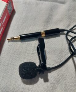 YouMic - Small Lavalier Microphone with Clip - Lav Lapel Mic for Camera Phone iPhone iOS Android PC Laptop Video Recording - Noise Cancelling 3.5mm Jack 48 71Prot9joL
