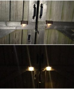 GIGALUMI 12 Pcs Solar Deck Lights, Bronze Finished Waterproof Led Solar Lamp for Outdoor Pathway, Yard, Patio, Stairs, Step and Fences. (Warm White) Warm White 38 71Prv5T0nmL