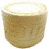Littlevivi Handmade Serving Basket, Large, Original Bamboo Color 15 71Ps3tc31BL
