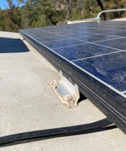 Renogy 2 Sets Solar Panel Mounting Z Brackets Lightweight Aluminum Corrosion-Free Construction for RVs, Trailers, Boats, Yachts, Wall and Other Off Gird Roof Installation, 2 Count 2 Sets Z Bracket 19 71PsAF5yxKL