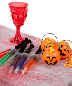 Jello Shot Syringes - 50 Pack 20ml Black Jello Plastic Injectors Shot Glass Individually Wrapped - Party Supplies for Birthday, Bachelorette, Halloween and NYE Party (Black) 14 71PsatTHrrL