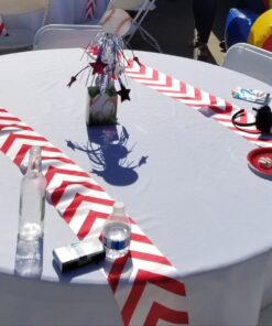 Creative Converting Sports Fanatic Baseball Centerpiece with Mini Cascade and Base, White 1 9 71Psh02Ac7L