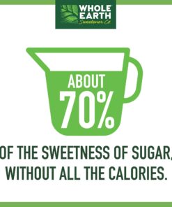 WHOLE EARTH 100% Erythritol Zero Calorie Plant-Based Sugar Alternative, 4 Pound Pouch (Packaging May Vary ) Granulated 4 Pound (Pack of 1) 26 71Pt pH5DrL