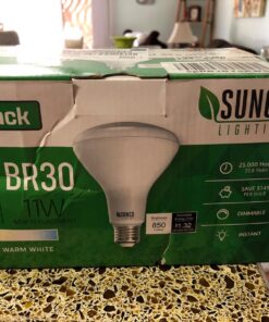 Sunco 6 Pack BR30 Light Bulb LED Indoor Flood Lights 3000K Warm White 850 Lumens E26 Base, 25,000 Lifetime Hours, Interior Dimmable Recessed Can Light, 11W Equivalent 65W 33 71Pt9azcsAL 1