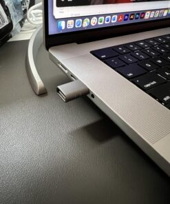 Syntech USB C to USB Adapter Pack of 2,USB C to USB3.0 Female Adapter Compatible with iPhone 15 MacBook Pro Air, other Type C or Thunderbolt Devices Space Grey 29 71PtkdxURrL