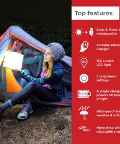 Alternative view of LuminAID PackLite Max 2-in-1 Camping Lantern and Phone Charger | For Backpacking, Emergency Kits and Travel | As Seen on Shark Tank Max White 150 Lumens