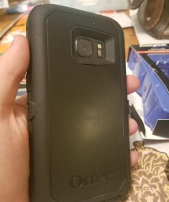 OtterBox Samsung Galaxy S7 Defender Series Case - BLACK, rugged & durable, with port protection, includes holster clip kickstand Standard Packaging 34 71PuL7S1QoL