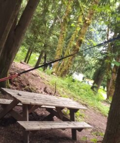 Foxelli Hammock Straps XL – Camping Hammock Tree Straps Set (2 Straps & Carrying Bag), 20 ft Long Combined, 40+2 Loops, 2000 LBS No-Stretch Heavy Duty Hammock Suspension System Kit 32 71PuZit3AoL