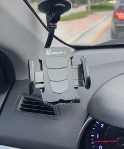 Car Phone Mount, Vansky 3-in-1 Cell Holder Air Vent Dashboard Mount Windshield for iPhone Xs Max R X 8 Plus 7 6S Samsung Galaxy S9 S8 Edge S7 S6 LG Sony and More 33 71PugP05o4L