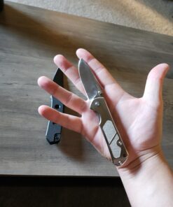 Sanrenmu 7010 Folding Pocket Knife EDC Knife 12C27 Blade Frame Lock Stainless Steel Handle with Clip 37 71PvH1GGPoL