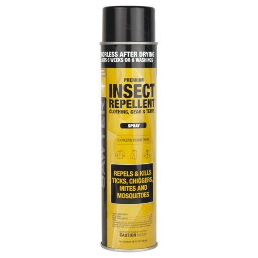 Sawyer Products SP618 Premium Permethrin Insect Repellent for Clothing, Gear & Tents, Aerosol Spray, 18-Ounce 18-oz Aerosol Spray