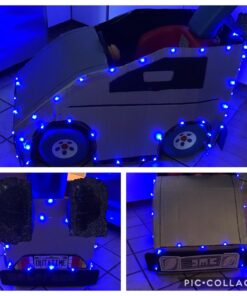 ITART Micro LED Blue String Lights 8 Packs Fairy Lights Battery Operated 6ft 20 LED Ultra Thin Silver Wire Waterproof for Costume Craft Party Clothes Jellyfish Halloween Blue (8 Pack) 35 71PvfugRzPL