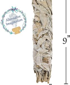 Alternative Imagination Premium California White Sage Smudge Sticks (9 Inch), 3 Pack, Packaged in USA Large 20 71PvzyJA2 L