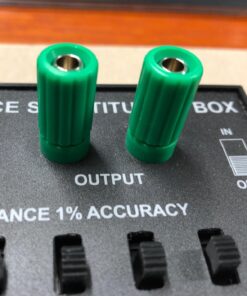 Elenco Resistance Substitution Box | Resistance Range From 1Ω To 11, 111 , 110MΩ | 1% Precision: 1Ω-40kΩ- 1 Watt/ 100kΩ- 4MΩ- 1/2 Watt 35 71PwcWY4wyL