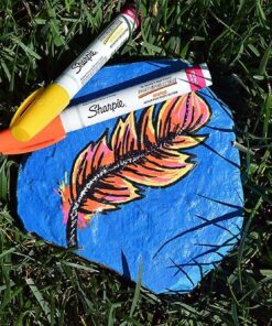 SHARPIE Oil-Based Paint Markers, Fine Point, Assorted Colors, 5 Count - Great for Rock Painting Classic Assorted 5 Count (Pack of 1) Fine Tip 29 71PwnbGQKJL