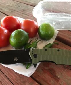 Off-Grid Knives - Rapid Fire Ranger, Camping & Hunting Knife, Cryo D2 Blade Steel with Olive Drab G10 Scales, Deep Clip, Left or Right Carry, Survival, Hiking, Fishing, Boating, Bushcraft OD Green 32 71Px331q8TL