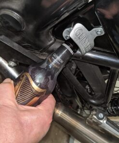 Guinness Wall Mounted Bottle Opener - Metal Bottle Cap Remover for Bar or Kitchen (Black) 18 71Px4selbyL