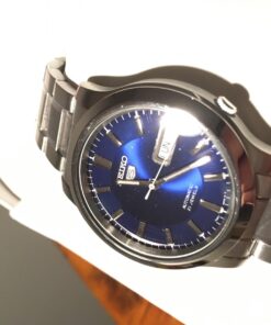 SEIKO 5 Men's SNK793 Automatic Stainless Steel Watch with Blue Dial 44 71PxHkWAnWL