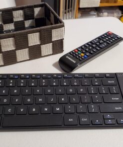 Rii K22 Ultra Slim 2.4 Gigahertz Mini Wireless Multimedia Keyboard with Touchpad for PC and Laptop 2.4G 27 71PxdsFbf0L