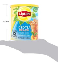 Lipton Peach Iced Tea Mix, Sweetened, Makes 10 Quarts (Pack of 6) 17 71PxsuFk2jL
