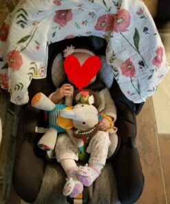 Skip Hop Bandana Buddies Baby Activity and Teething Toy with Multi-Sensory Rattle and Textures, Elephant 32 71Pyx1qHh2L