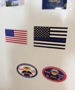 Magnet Me Up Thin Blue Line American Flag Magnet Decal, 4x6 Inch, Heavy-Duty Automotive Magnet for Car, Truck, SUV, Show Your Support for Police and Law Enforcement Officers, Made in The USA 25 71Pz75K4OaL