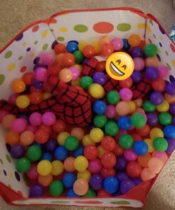 KUUQA Kids Ball Pit Pool Play Tent with Zippered Storage Bag for Toddlers, Pets 3.28Ft (Balls not Included) Red 33 71Pz8107iuL