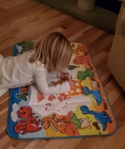 Kids Toys Water Doodle Mat: Dinosaur Painting Coloring Pad for Toddlers 1-3 - Aqua Magic Drawing Board for 2 3 4 Year Old Toddler Arts and Crafts Christmas Birthday Gifts for Girls Boys Age 2-4 3-5 45 71Q0FCcpaBL