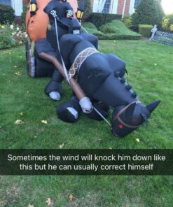 11.5 Foot Long Inflatable Grim Reaper Driving Pumpkin Carriage 31 71Q1YT8gF1L