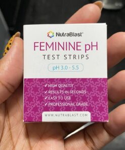NutraBlast Feminine pH Test Strips 3.0-5.5 | Monitor Intimate Health | Easy to Use & Accurate Women’s Acidity & Alkalinity Balance pH Level Tester Kit (100 Tests Roll) 30 71Q2sjm4LL