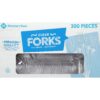 Daily Chef Clear Plastic Forks, Heavyweight, 300 Count 45 71Q2twIszQL
