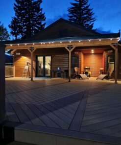 Brightech Ambience Pro Solar Powered Outdoor String Lights, 27 ftCommercial Grade Waterproof Patio Lights, 12 Edison Bulbs, Shatterproof LED Solar Christmas String Lights - 1W LED, Soft White 27 Feet 44 71Q3IFSYJQL