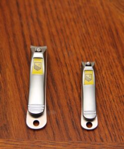 Nail Clippers Set - 2 Pack Stainless Steel Ingrown Toenail Tool, Professional Fingernail & Toenail Clippers for Thick Nails (Pedicure Nail Clippers) Silver 59 71Q3LBTC2qL
