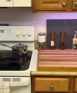 TeakHaus Edge Grain Carving Board w/Hand Grip (Rectangle) | 24" x 18" x 1.5" 24 x 18 x 1.5 Without Juice Groove 29 71Q3yHySEGL