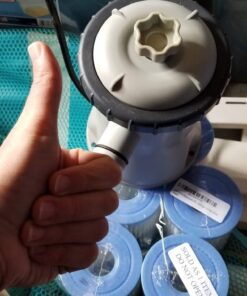 Intex N/AA Replacement 29007E Swimming Pool Filter Cartridge H-6 Pack, White 10 71Q5wOyjGvL