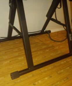 On-Stage RS7000 Tilt-Back Amp Stand (Setup for Guitar Combo Amplifiers and Speakers, 150 lb Capacity, Adjustable Height, Nonslip Rubber Arms and Feet, Portable, Folding, Steel, Black) 33 71Q6TDI93qL