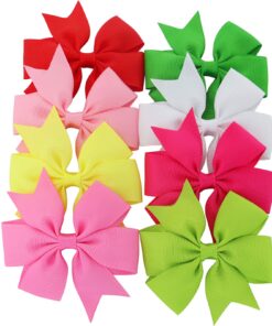 Mybigqueen 40Pcs 3'' Baby Hair Bows For Girls Grosgrain Boutique bow Clips For Teens Toddlers Kids Children infants 25 71Q71uUZiL