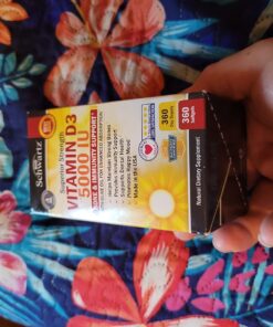 Vitamin D3 5000 IU (125 mcg) Natural Immune Support Supplement, Bone Strength, Healthy Muscle Function, with Olive Oil for Highest Absorption, Gluten Free & Non-GMO, 1 Year Supply, 360 Softgels 26 71Q9Oqk8VnL 1